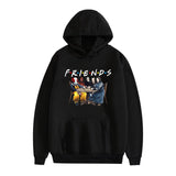 Friends Joey Hoodie Cross-Border New Friends Friends Peripheral Autumn and Winter Hot Sale Men's and Women's Casual Loose Hooded Sweater