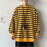 Men Sweatshirts Autumn Winter Sweater Men's Winter Striped Coat