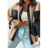 Baggy Jacket Women's Jacket Coat Stitching Warm Autumn and Winter