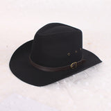 Fedora Golf Hats Spring and Autumn Hat Men's Black