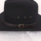 Fedora Golf Hats Spring and Autumn Hat Men's Black