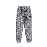 Shark Print Pant Digital Pixels Cotton Men'S And Women'S Same Camouflage Casual Trousers
