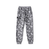 Shark Print Pant Digital Pixels Cotton Men'S And Women'S Same Camouflage Casual Trousers
