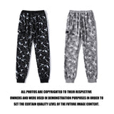 Shark Print Pant Digital Pixels Cotton Men'S And Women'S Same Camouflage Casual Trousers