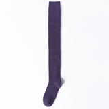 Winter Thick Knit Thigh High Socks Long Stockings Boot Solid Color Thigh High Socks Thick below the Knees Women's Stockings