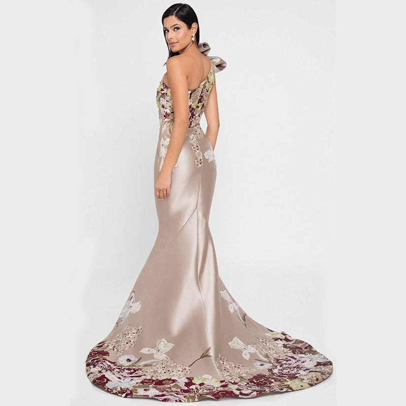 Olivia Wilde Dress Elegant Sexy Dress Backless Embroidered Dress