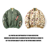 Bape Military Jacket Shark Desert Camouflage Coat Jacket Coat