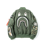 Bape Military Jacket Shark Desert Camouflage Coat Jacket Coat
