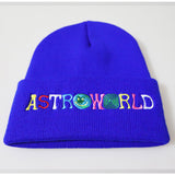 Travis Scott Astroworld Cap Color Embroidery Knitted Hat Pullover Men and Women Beanie Hat