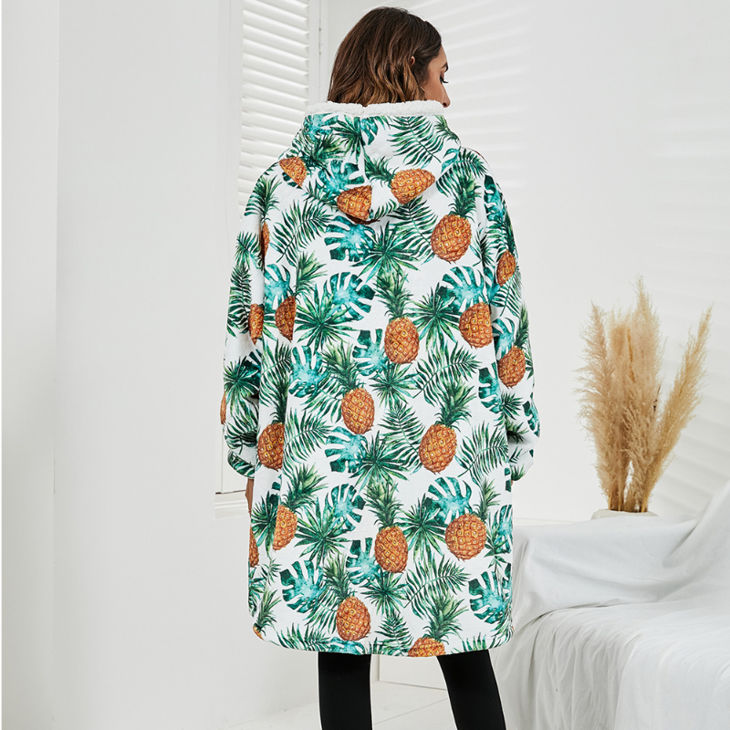 Hoodies Blankets Thickened Pullover Sweater Lazy Blanket Home Wear
