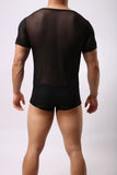 Men Rave T Shirt Men's Short Sleeve Youth round Neck Loose T-shirt