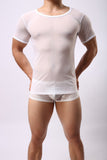 Men Rave T Shirt Men's Short Sleeve Youth round Neck Loose T-shirt