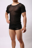 Men Rave T Shirt Men's Short Sleeve Youth round Neck Loose T-shirt