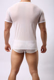 Men Rave T Shirt Men's Short Sleeve Youth round Neck Loose T-shirt