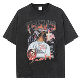 Travis Scott Astroworld Shirt Printed Short-Sleeved T-shirt