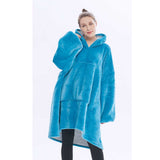Hoodies Blankets Hooded Lazy Blanket Sweater Cold Protection in Autumn and Winter Thermal Pajamas