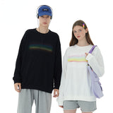 Preppy Aesthetic Sweatshirt Spring and Autumn Sweater Men and Women Crew Neck Casual Loose