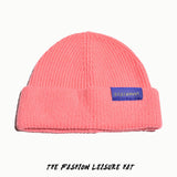 Toboggan Hat Autumn And Winter Knitted Hat Warm Ear Protection