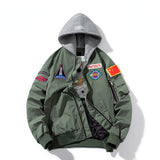 NASA Varsity Jacket Casual Jacket Men's and Women's Embroidered Loose Flight Jacket