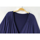 Nina Parker Black Dress Elegant Large Swing Dress High Elastic Dress