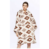 Hoodies Blankets Lambswool Double-Layer Large Size Home Casual Wear Lazy