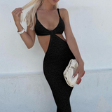 Hot Women in Tight Dresses Sexy Slim Sexy Sling Dress