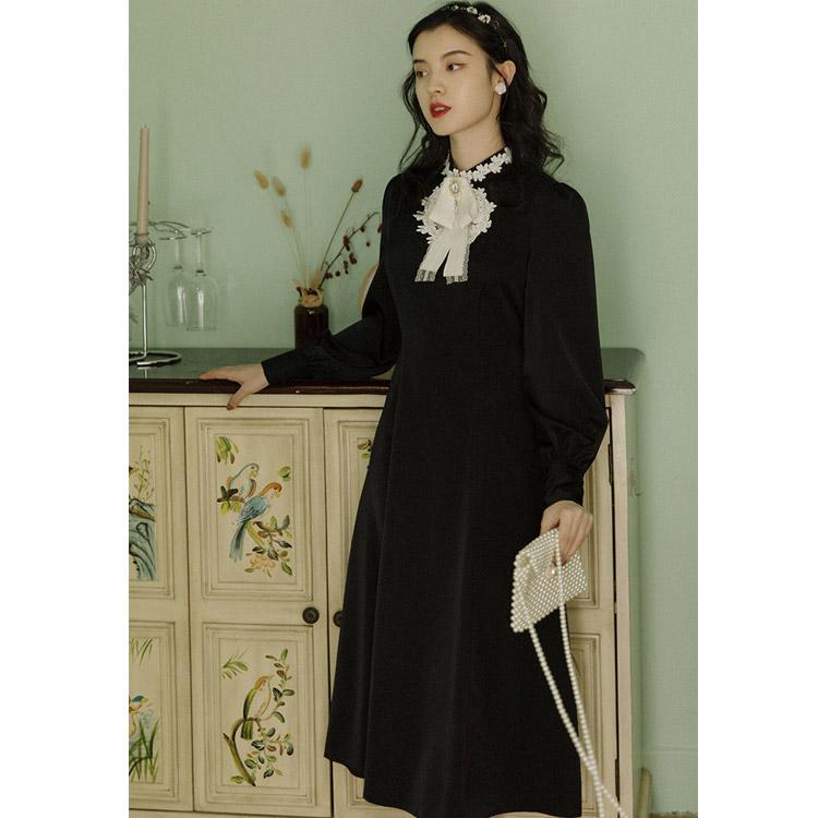 Retro Red cottagecore aesthetic dress