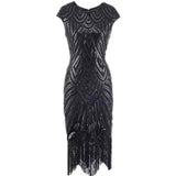 1920S Dress Sequined Tassel Sequined Dress Vintage Dress