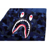 Shark Print Shorts Men's Shark Head Camouflage Elastic Waist Fifth Pants Middle Pants Casual Shorts