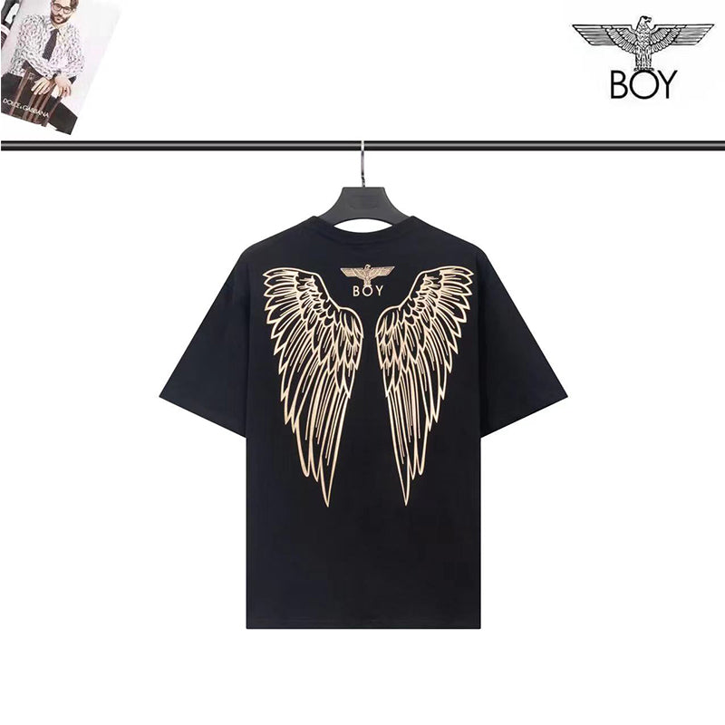 Boylondon T Shirt retro Training practicality fashion slim Casual Fashionable