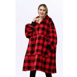 Hoodies Blankets Lambswool Double-Layer Large Size Home Casual Wear Lazy
