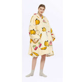 Hoodies Blankets Home Casual Wear Large Size Hooded Sweater Lazy Lambswool Double Layer