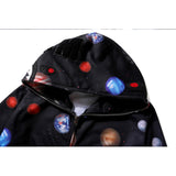 Shark Print Jacket Men'S And Women'S Cotton Shark Hooded Zipper Sweatshirt Hoodie