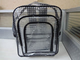 Clear Backpack Men and Women Transparent Bag Casual Fashion