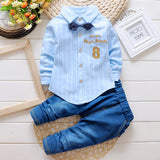 Children Boy Co Ord 2 Piece Set Children's Shirt Trousers 2 Piece Set