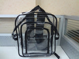 Clear Backpack Men and Women Transparent Bag Casual Fashion