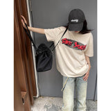 Saint Michael T Shirt Distressed Casual Loose Couple T-shirt