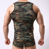 Men Rave T Shirt Camouflage Men's Vest Summer Printing