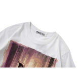 GVC T Shirt Color Deer Pattern Pure Cotton Loose Short Sleeve T-shirt Men