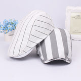 Check Beret Hat Men and Women Cotton Spring and Summer Advance Girl's Cap