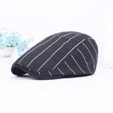 Check Beret Hat Men and Women Cotton Spring and Summer Advance Girl's Cap