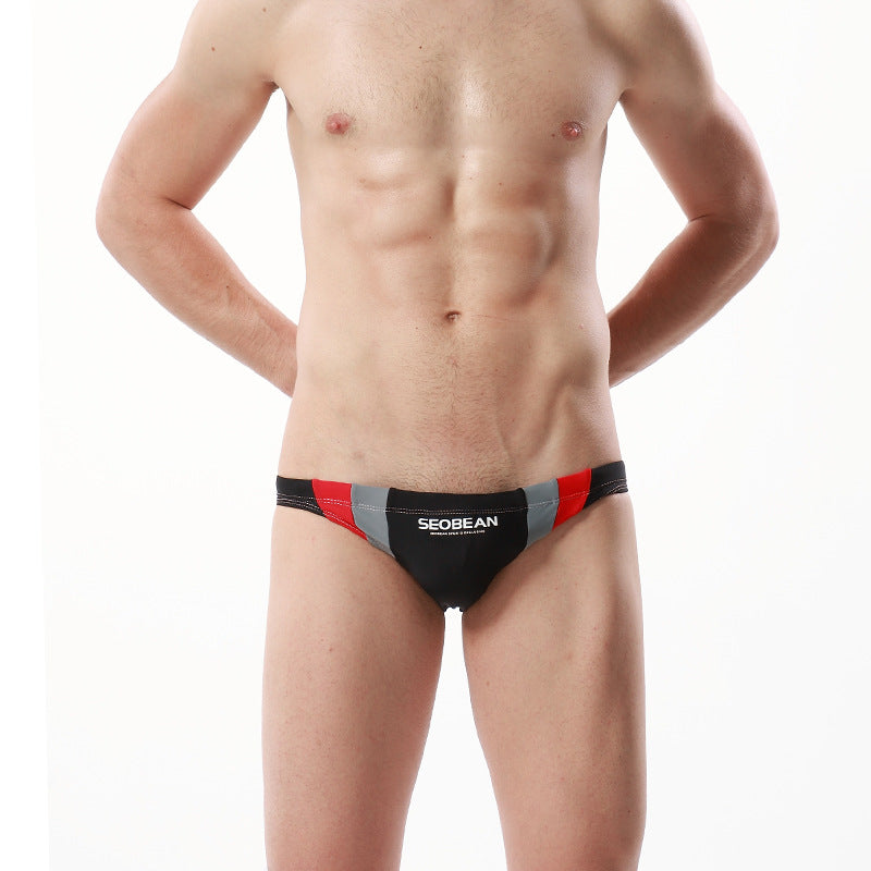 Men Swim Trunks Swim Briefs Male