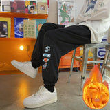 Men Pants Men Autumn and Winter Thickened plus Velvet Loose Sports and Leisure