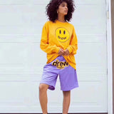 Drew House Long Sleeve High Street Fashionable Loose Baggy Bottoming T-shirt Men