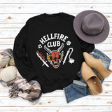 Hellfire Club Shirt Women's Sports Long Sleeve Pullover Hoodie