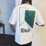 Rhude T Shirt Rhude Oversize Loose Men and Women