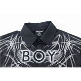 Boylondon Shirts Casual Fashionable Plus size sports retro