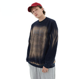 Preppy Aesthetic Sweatshirt Letter Crew Neck Trendy Sweater Loose Fall