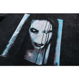 Marilyn Manson T Shirt Marilyn Manson Vintage Heavy Distressed Short Sleeve T-shirt