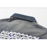 Autumn Men's Letter Arrow Washed Jack jacket